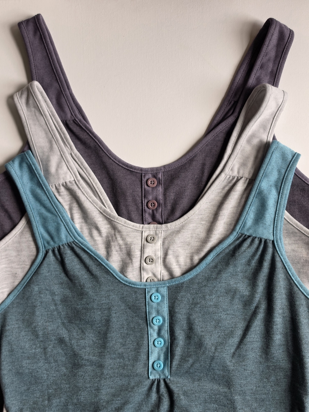 The North Face Women's Tank Tops - Teal, Light Gray, Dark Gray